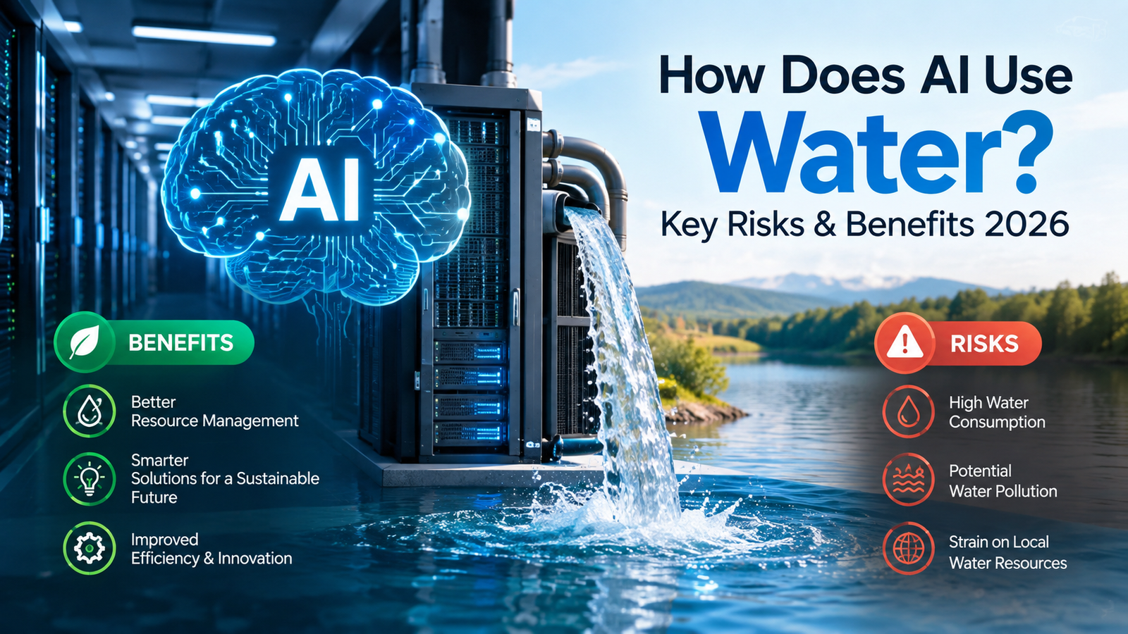 How Does AI Use Water? Crucial Risks & Benefits 2026