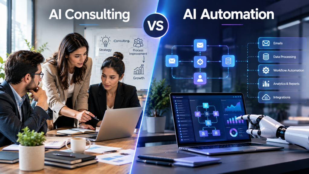 AI Consulting vs. AI Automation