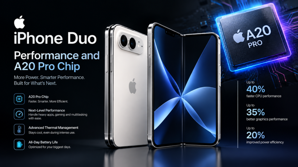 iPhone Duo Performance and A20 Pro Chip