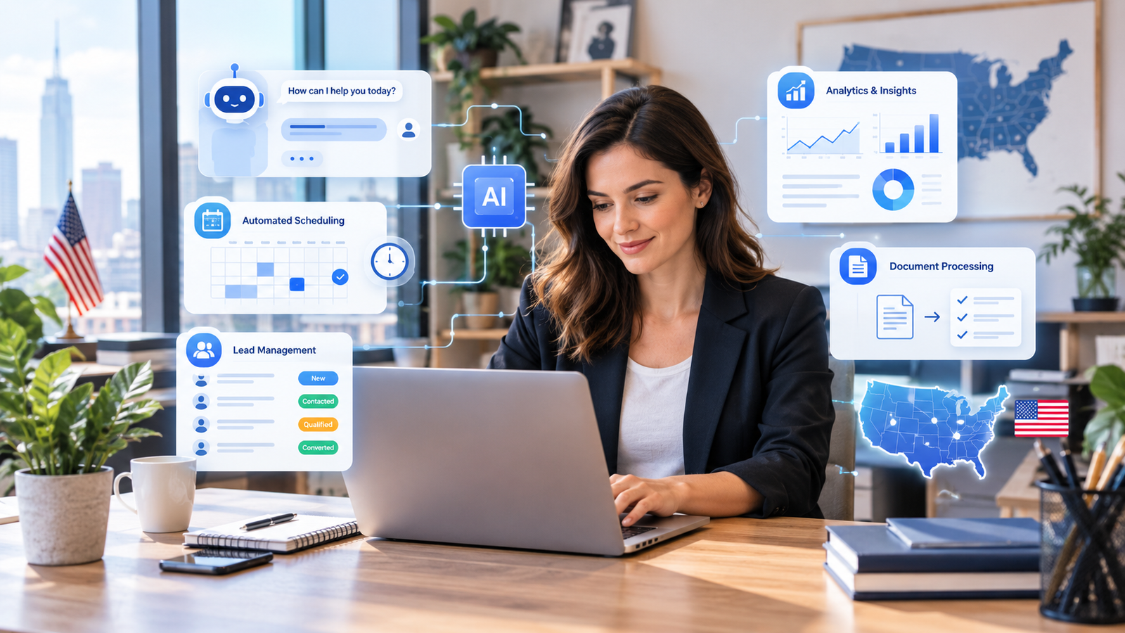 AI automation for small businesses in the USA